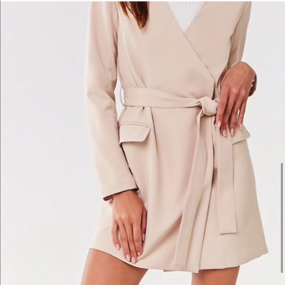 LECHE • Self-Tie Blazer Dress